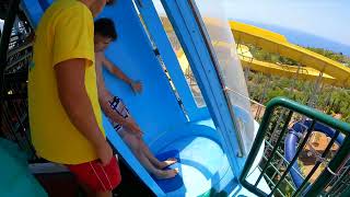 Loop Pink amp Loop Blue at Adaland WaterPark Kusadasi Turkey Türkiye [upl. by Verdie763]