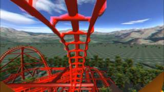 3D Rollercoaster Falcon 3D Glasses needed No Limits Simulator [upl. by Marquez]