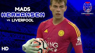 Mads Hermansen VS LiverpoolDebut  Passes Skills amp Saves  30072023 HD [upl. by Jenny]