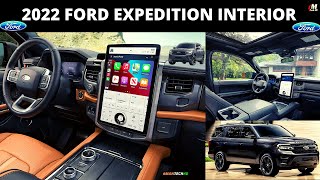 2022 Ford Expedition Interior  SYNC 4 Infotainment Price amp Specs [upl. by Islean]