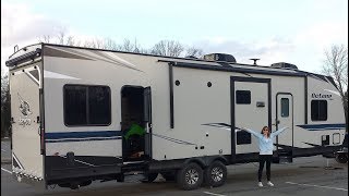 Amazing Jayco OCTANE T32G TOY Hauler camper walkthrough [upl. by Bullivant102]