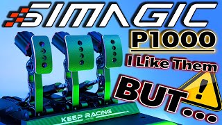 RaceChanging SIMAGIC P1000 Pedals Review A MustWatch for Sim Racing Fans [upl. by Aihtebat]