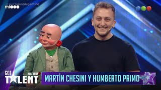 Martín Chesini  Ventrílocuo de Humberto Primo  Audiciones  Got Talent Argentina 2023 [upl. by Eldwun]