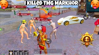 I KILLED TMG MARKHOR 🔥  Pubg mobile [upl. by Durham651]