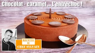 Entremet chocolat caramel beurre salé  Recette par Chef Sylvain [upl. by Oetam631]