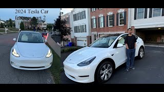 2024 Tesla Model Y All about car features [upl. by Aneehsat368]