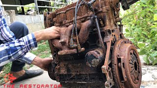 Restoration ENGINE CAR 4 Cylinder  Restore ENGINE CAR 1000HP [upl. by Rosel]