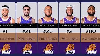 PHOENIX SUNS ROSTER 20242025 [upl. by Krauss693]