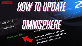 How To Update  Omnisphere 25 Tutorial  Spectrasonics [upl. by Yrekaz]