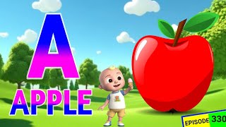 abcd cartoon video  a for appleb for ball  abcd alphabet अ से अनार [upl. by Meela712]