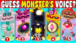 Guess The Monsters Voice  My Singing Monsters  Wubbox Psychic Faerie Bone Fire Oasis [upl. by Zelig68]