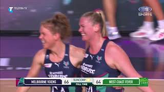 Grand Final Highlights  Vixens vs Fever [upl. by Airbma333]