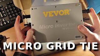 Recensione Inverter VEVOR WVC600 micro grid tie fotovoltaico da balcone plug amp play [upl. by Tormoria]