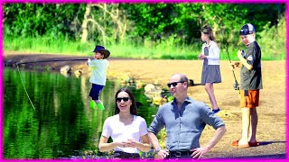 William Catherine and Three Children Are Enjoying Joyful Moments Together Holiday Weekend [upl. by Esidarap]