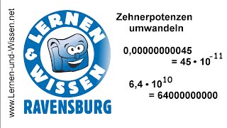 Zehnerpotenzen umwandeln by Lernen und Wissen [upl. by Ecinehs]