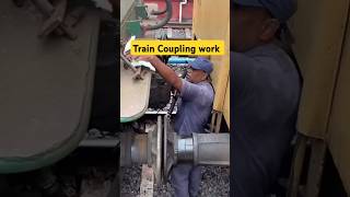 Train Coupling work in RRC Group D  Train Coupling pointsmen indianrailways trendingshorts [upl. by Iilek]