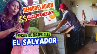 CUANTO CUESTA UNA REMODELACION DE UNA CASA EN EL SALVADOR [upl. by Kancler]