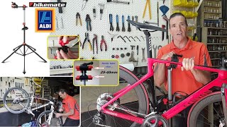 Aldi bicycle workstand REVIEW [upl. by Aruasi647]