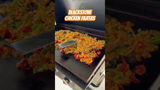 Blackstone griddle chicken fajitas shorts asmr [upl. by Shultz972]