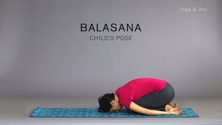 Beginners Yoga How to do Balasana  Childs Pose [upl. by Brighton]