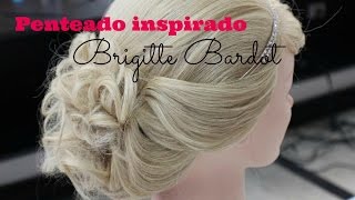 Penteado inspirado em BRIGITTE BARDOT  por Sonia Lopes [upl. by Eirod]