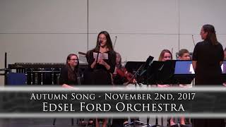 Edsel Ford High School Autumn Song Concert 2017 [upl. by Ewen]