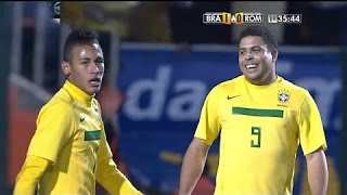 O dia que Neymar Ofuscou Ronaldo Fenômeno na Seleção Brasileira Inesquecível Para o Futebol [upl. by Terb]