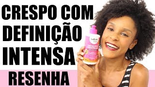 CREME PARA PENTEAR DEFINIÇÃO INTENSA DA SALON LINE  RESENHA [upl. by Weiser117]