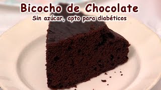 Bizcocho de Chocolate Sin Azucar Vida Natural y Belleza [upl. by Inobe843]