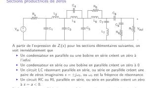 ELE2611 Classe 51 Synthèse de filtres passifs en échelle par dénormalisation de prototype [upl. by Suchta112]