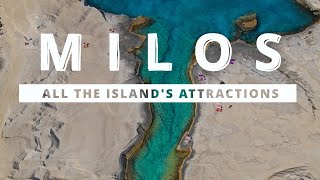 What to do in Milos Greece All the islands attractions 4k [upl. by Eatnod]