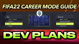 FIFA 22 CAREER MODE TIPS DEVELOPMENT PLANS [upl. by Ilac]