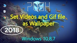 Set videos as wallpaper windows 10 [upl. by Nochur]