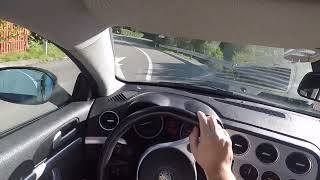 Alfa Romeo Brera 22 JTS POV  Ramair intake [upl. by Natiha195]