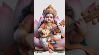 माँ सरस्वतीSaraswati Vandana Saraswati status veenavadini gyan ki devi maa saraswati powerfulmantra [upl. by Andriette]