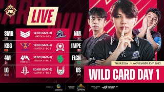 LIVE  DAY 1  Wild Card Stage  M5 World Championship ENG [upl. by Knowland604]