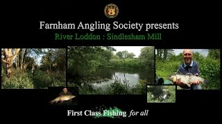 Farnham Angling Society River Loddon Sindlesham Mill [upl. by Anaoj]