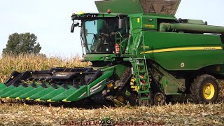 John Deere  Fendt  Bergmann  Körnermaisernte  Harvesting Corn 2024 [upl. by Lerual]