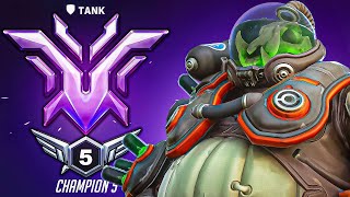 POV Youre the only Champion Hog player  Overwatch 2 [upl. by Yacano]