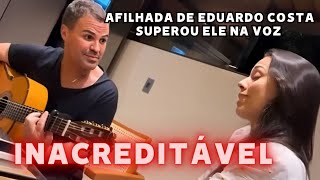 Afilhada de Eduardo Costa Supera Ele no Canto [upl. by Sherlock802]