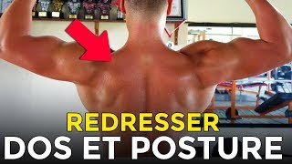 COMMENT REDRESSER SON DOS ET AMÉLIORER SA POSTURE AVEC CES EXERCICES [upl. by Eneliak]