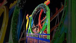 Olympia Looping Is SO Fun winterwonderland hydepark rollercoaster olympialooping london fun [upl. by Asare]