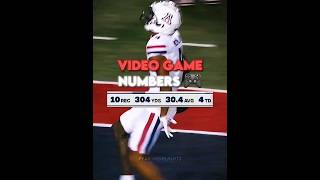 Tetairoa McMillan just played on ROOKIE mode 😳 collegefootball tetairoamcmillan viral edit [upl. by Aicnom]