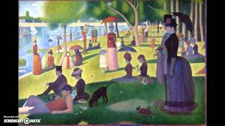 Composition in Georges Seurat La Grande Jatte [upl. by Christy667]