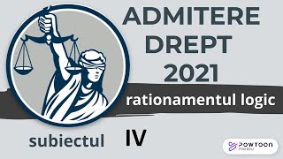 Admitere Facultatea de Drept UBB 2021 rationament logic exercitiul 4 [upl. by Dori]