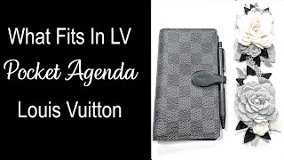 Planner Solution What To Use In A Louis Vuitton LV Pocket Agenda [upl. by Thisbe]