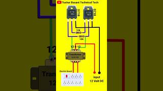 How To 12 Volt DC 220 Volt AC inverter Connection shorts [upl. by Selrac]