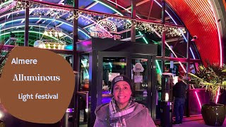 Alluminous light festival highlights Almere [upl. by Aihsema441]