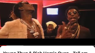 Young Thug amp Rich Homie Quan  Tell em Rare 2014 studio session [upl. by Mckee]