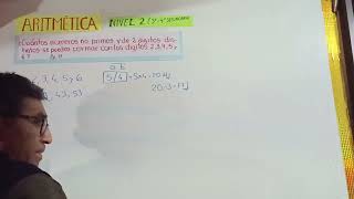 ONEM 2024 REPASO INTENSIVO ETAPA UGEL Aritmetica y Álgebra  Nivel 12 y 3 [upl. by Nerra]